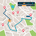Проложить маршрут от и до на машине на карте онлайн